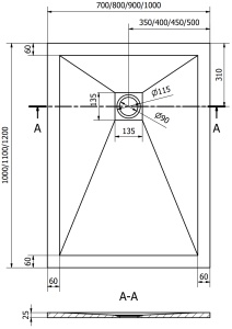 Cadita dus din compozit, dimensiune 120 x 100 cm, alb, grilaj auriu - 44101012-G - Img 10