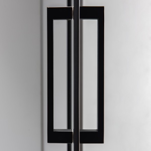 Cadita rectangulara cu rame negre sticla securizata BS03A 100 x 90 cm - Img 20