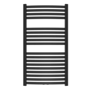 Calorifer de baie PRO INVENA, 54 x 100 cm, negru - Img 1