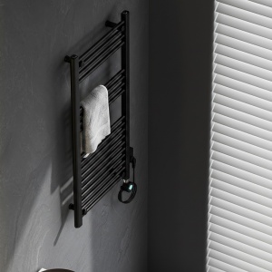 Calorifer electric de baie portprosop Katla-BL 250W, 100 x 50 cm, negru mat - Img 12