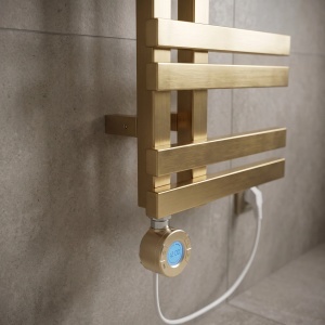 Calorifer electric, portprosop, REA RIDO 90X50 cm, Auriu Mat - Img 6