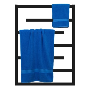 Calorifer portprosop pentru baie Anika 80 x 60 cm, negru mat - Img 11