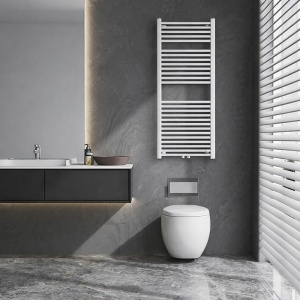 Calorifer portprosop pentru baie Gama-WH-2 alb lucios – 120 x 50 cm - Img 9