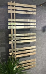 Calorifer portprosop SHINY GOLD SLIM 1200x500mm – Auriu Lucios