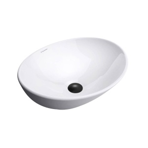 Chiuveta de blat PRO VERA White, Dimensiuni 40.5 x 33.7x 13.5 cm, Forma Ovala, Ceramica sanitara, Alb - Img 3