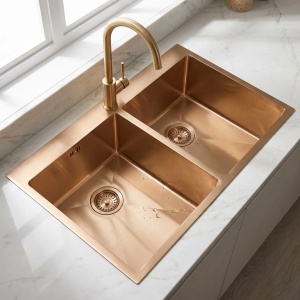 Chiuveta pentru bucatarie din inox Joel Brush Copper - Img 3