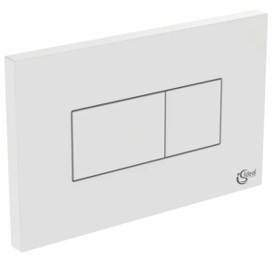 Clapeta de actionare dubla comanda Ideal Standard Solea P2 alb actionare pneumatica - Img 1