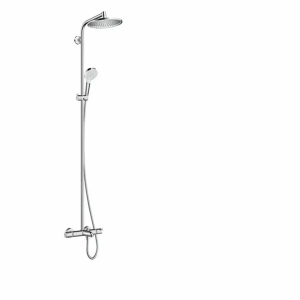 Coloana de dus cu baterie termostatata si pipa cada Hansgrohe Crometta S240