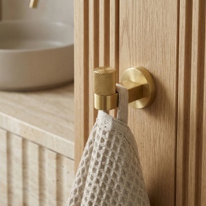 Cuier de baie Rea 39104 ORI Brush Gold - Img 2