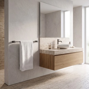 Cuier de baie, suport prosop Rea SOLO Titan 64101 - Img 5