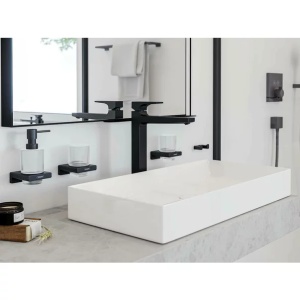 Cuier dublu Hansgrohe AddStoris negru mat - Img 5
