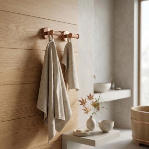 Cuier dublu Rea Modern Copper Brush - Img 4