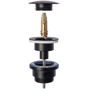 Dop Chiuveta REA NEGRU , Click-Clack, Dimensiune Standard - Img 4