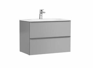 Dulap baza suspendat Gala Shona 80 x 45 x 56 cm 2 sertare galet mat