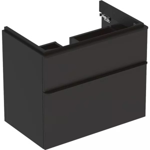 Dulap baza suspendat Geberit Smyle Square 2 sertare 74 x 47 cm lava mat