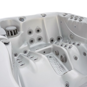 Jacuzzi de gradina alb perlat PRO 530 pentru 3 persoane 210 x 170 x 90 cm - Img 7