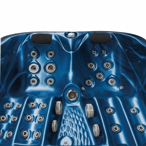 Jacuzzi de gradina cu interior blue wave si exterior antracit PRO 530 pentru 3 persoane 210 x 170 x 90 cm - Img 6