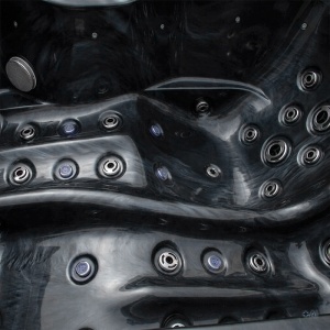Jacuzzi pentru gradina sau terasa SPA405 interior negru exterior negru 195 x 140 cm - Img 9