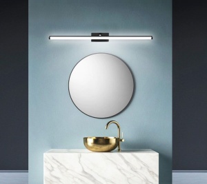 Lampa Led Perete Cu Aspect Modern, REA BLACK 12W 50 Cm APP373-1W, Finisaj Negru - Img 9