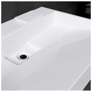 Lavoar baie alb mat fara gaura pentru lavoar Veldman Dexter White Matt 60 x 37 cm - Img 5