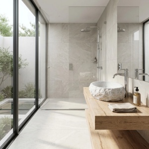 Lavoar pe blat Mika Light Grey - Img 2