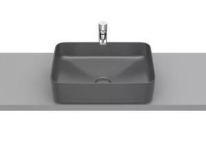 Lavoar pe blat Roca Inspira antracit mat 50 x 37 cm