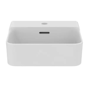 Lavoar suspendat Ideal Standard Atelier Conca alb lucios cu orificiu baterie si preaplin 40 cm - Img 2