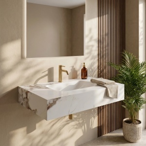 Lavoar suspendat REA Aresa Cold Jade 80 - Img 5