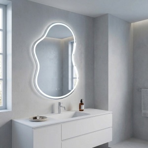 Oglindă asimetrica cu LED Uno 80 x 55 cm - Img 4