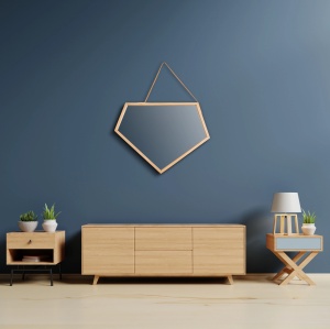 Oglindă asimetrică YMJZ20216 dimensiune 55x49 cm - Img 6