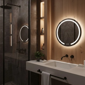 Oglindă baie LED cu dezaburire 100cm Modern - Img 6