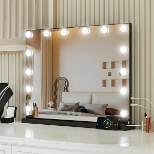 Oglinda cu LED Hollywood White 58 x 45 cm - Img 3