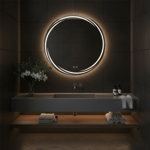 Oglinda de baie cu LED in 3 culori si dezaburire Diana 80 cm - Img 13