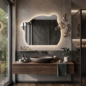 Oglinda de baie cu LED YH-BL-3 70 x 85 cm - Img 2