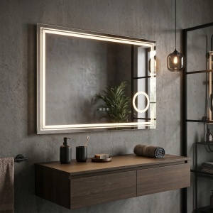 Oglindă LED dreptunghiulara 80x60cm Haven - Img 3