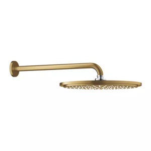 Palarie si brat de dus Grohe Rainshower Cosmopolitan 310 auriu periat Cool Sunrise 1 functie