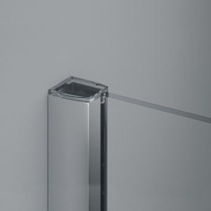Paravan de dus din sticla securizata si profil crom lucios SanSwiss Easy 100 x 200 cm - Img 3