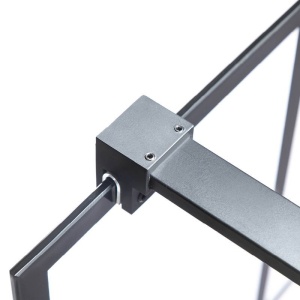 Perete de dus Walk-In SH05C, Dimensiune 90cm, Sticla securizata 8mm, Culoare Negru - Img 5