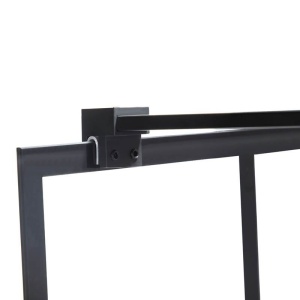 Perete de dus Walk-In SH05G, Dimensiune 130cm, Culoare Negru - Img 6