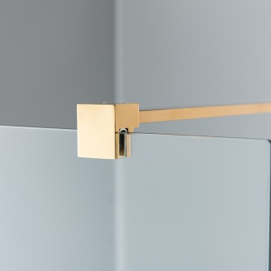Perete de dus Walk-In SH07B, Dimensiune 80cm, Culoare Auriu - Img 16