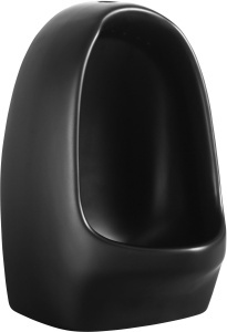 Pisoar suspendat negru mat Pro Owen 40 x 30 cm