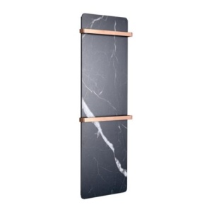 Radiator Electric StoneLine 90x30cm, Imitatie de piatra, Culoare Negru - Img 2
