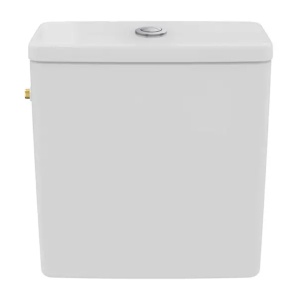 Rezervor pe vas WC Ideal Standard I.life S cu alimentare laterala alb lucios - Img 6