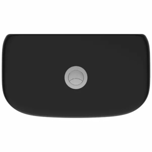 Rezervor pe vas wc Ideal Standard Tesi negru mat cu alimentare inferioara - Img 1