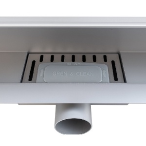 Rigola de dus cu montaj pe perete, Dimensiune 60 cm, Culoare Otel periat - Img 6