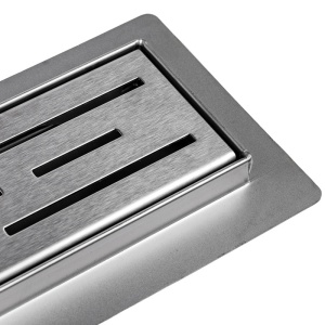 Rigola de dus liniara cu sifon fix si randament ridicat Clasic DL01 50 cm – inox