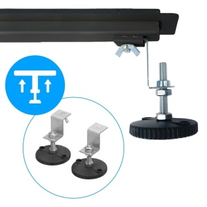 Rigola de duș liniară cu sifon fix și randament ridicat Omega DL01 70 cm – Negru - Img 9