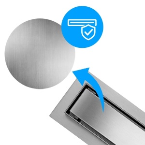 Rigola de duș liniară cu sifon rotativ 360 și randament ridicat Fix DL01 90 cm – Inox - Img 12