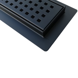 Rigola de duș liniară cu sifon și randament ridicat Qube DL01 70 cm – negru - Img 16