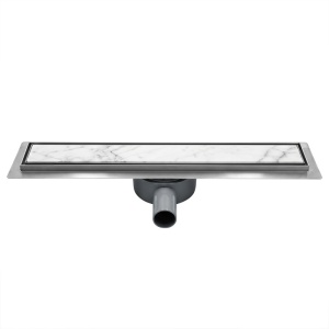 Rigola de dus liniara DL02 inox 50 cm cu gratar 2 in 1 si sifon rotativ 360 - Img 16